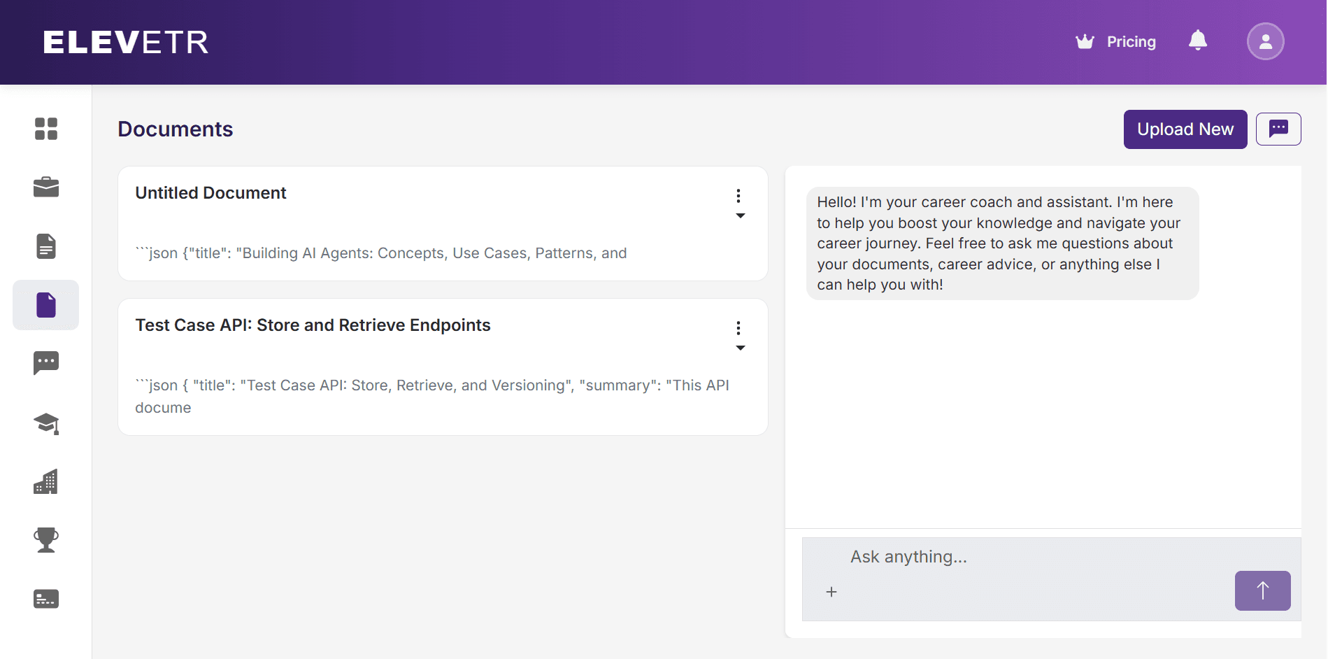 Elevetr AI knowledge hub